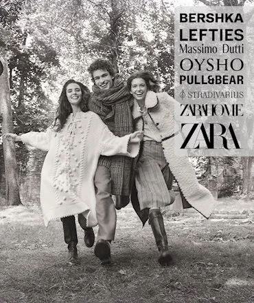 Zara, Massimo Dutti, Oysho, Bershka, Pull&Bear, Stradivarius, Lefties ve Zara Home mağazalarında 1.250 TL ParaPuan!